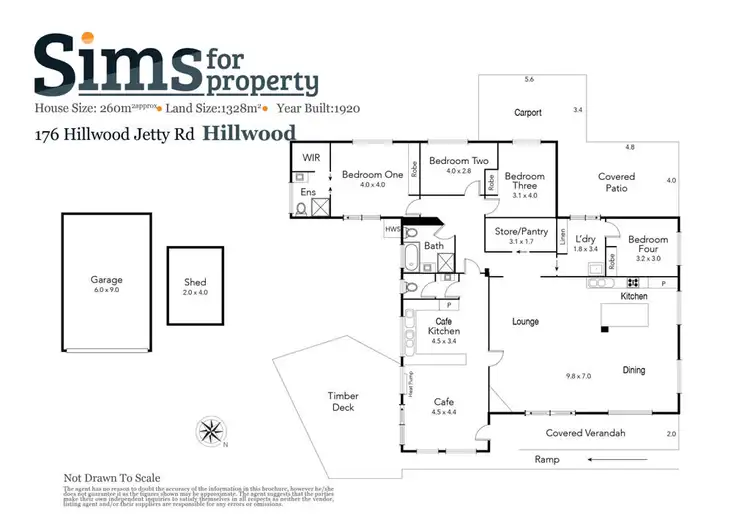 Floorplan of Homely house listing, 176 Jetty Road, Hillwood TAS 7252
