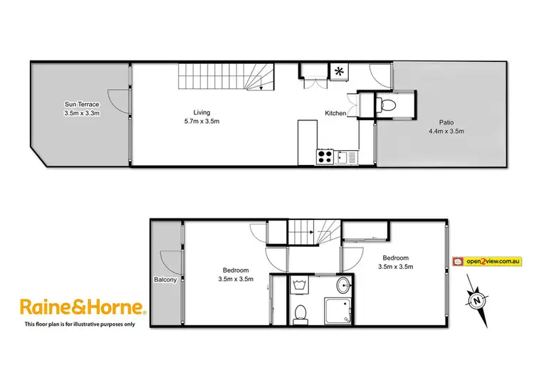 Floorplan of Homely townhouse listing, 4/11-13 Mitchell Parade, Mollymook NSW 2539