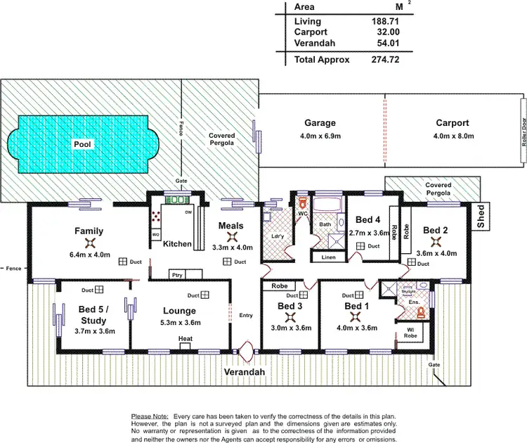 Floorplan of Homely house listing, 24 Karinga Avenue, Craigmore SA 5114