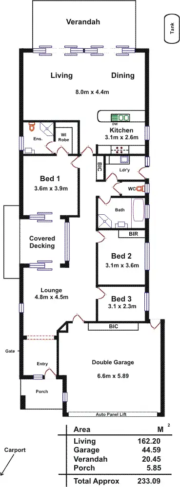 Floorplan of Homely house listing, 8b Avenue Road (adj. Payneham), Glynde SA 5070
