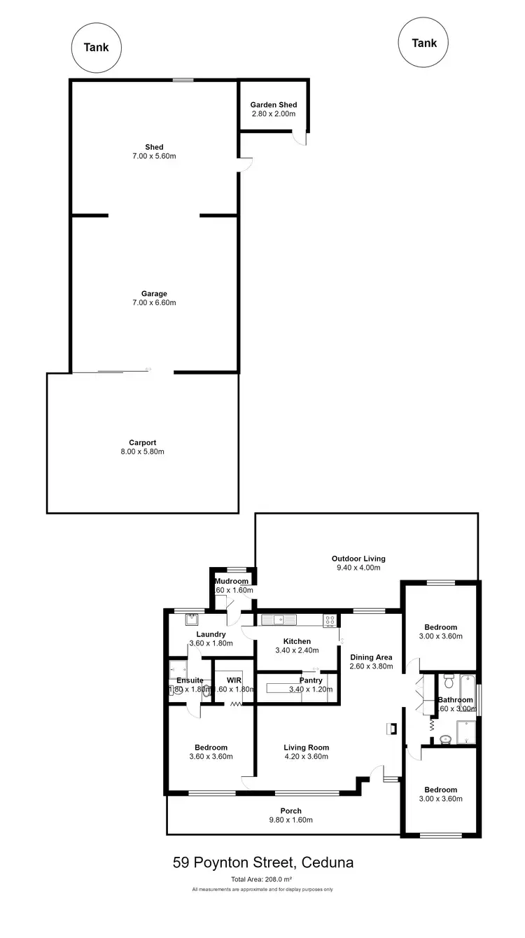 Floorplan of Homely house listing, 59 POYNTON STREET, Ceduna SA 5690