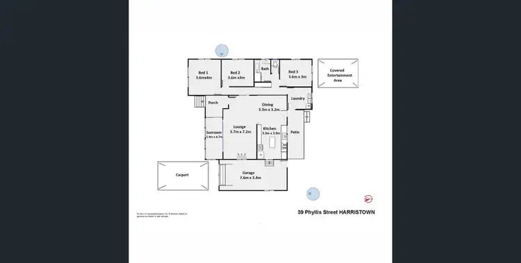 Floorplan of Homely house listing, 39 Phyllis St, Harristown QLD 4350