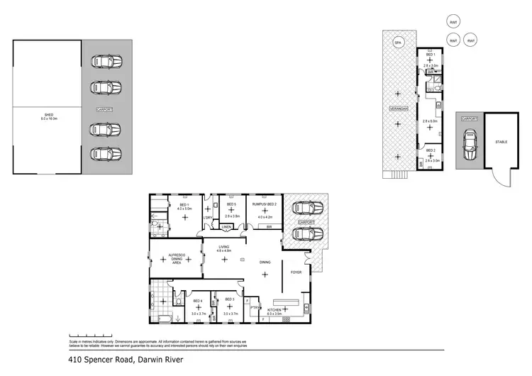 Floorplan of Homely house listing, 410 Spencer Road, Darwin River NT 841