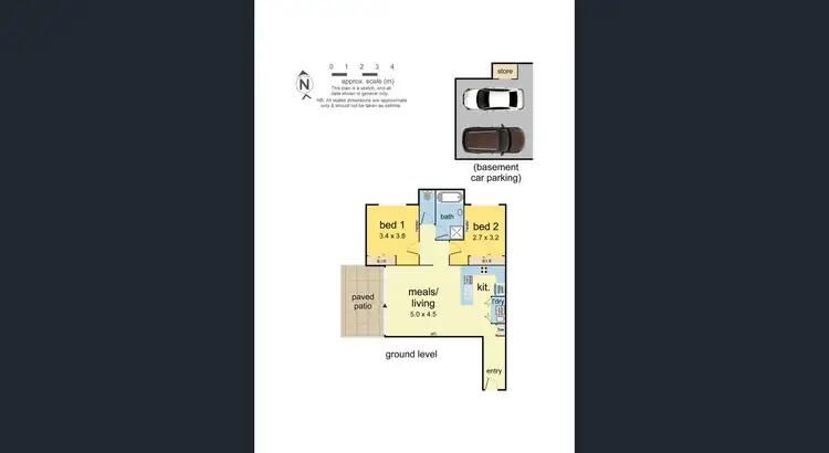 Floorplan of Homely apartment listing, 2/213 Normanby Road, Notting Hill VIC 3168