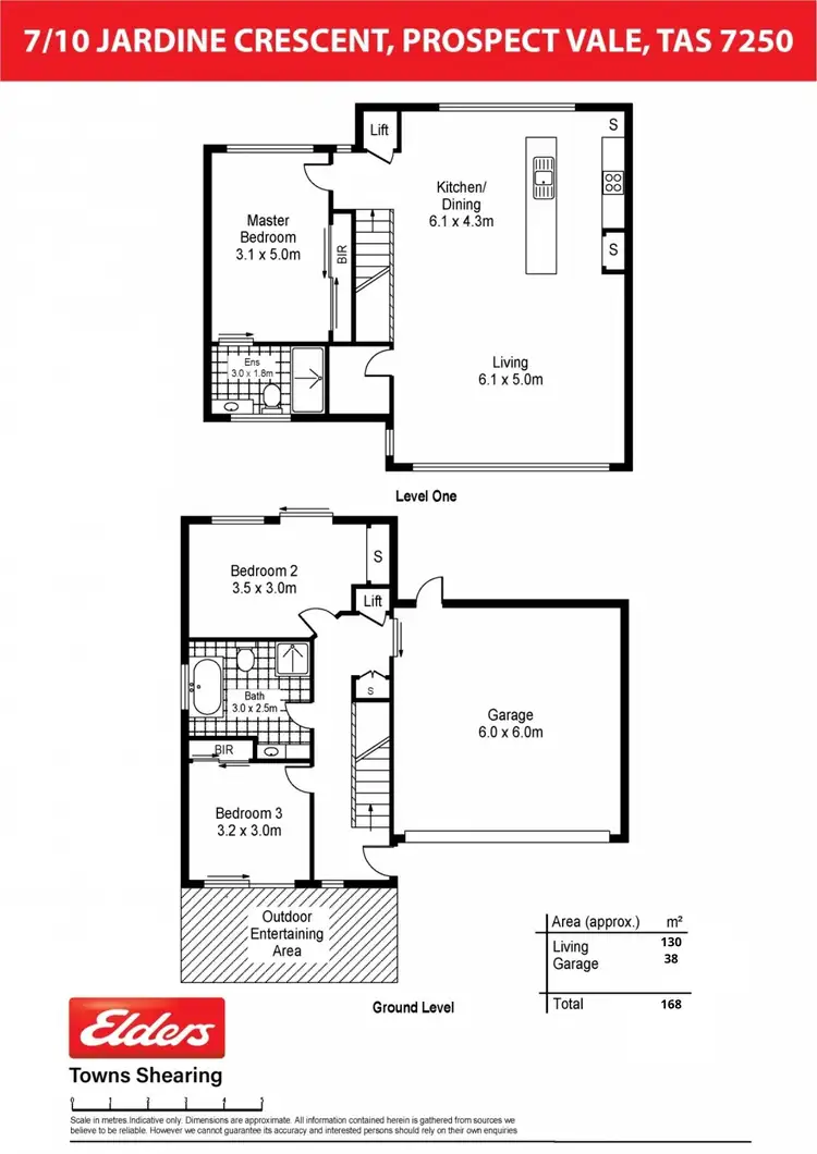Floorplan of Homely unit listing, 7/10 Jardine Crescent, Prospect Vale TAS 7250