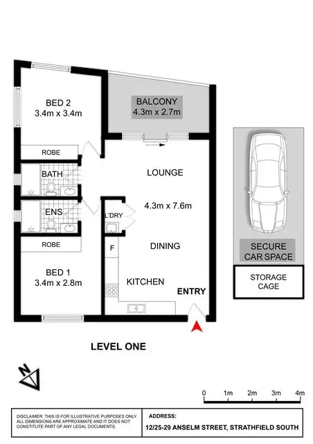 Floorplan of Homely apartment listing, 25-29 ANSELM STREET, Strathfield South NSW 2136