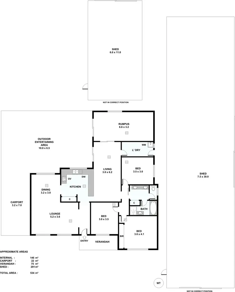 Floorplan of Homely house listing, 665 Coventry Road, Kudla SA 5115