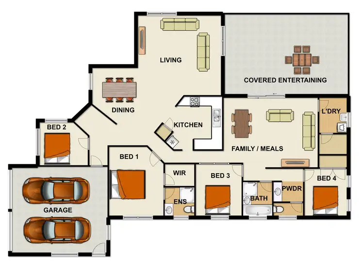 Floorplan of Homely house listing, 43 Tinaroo St, Durack QLD 4077