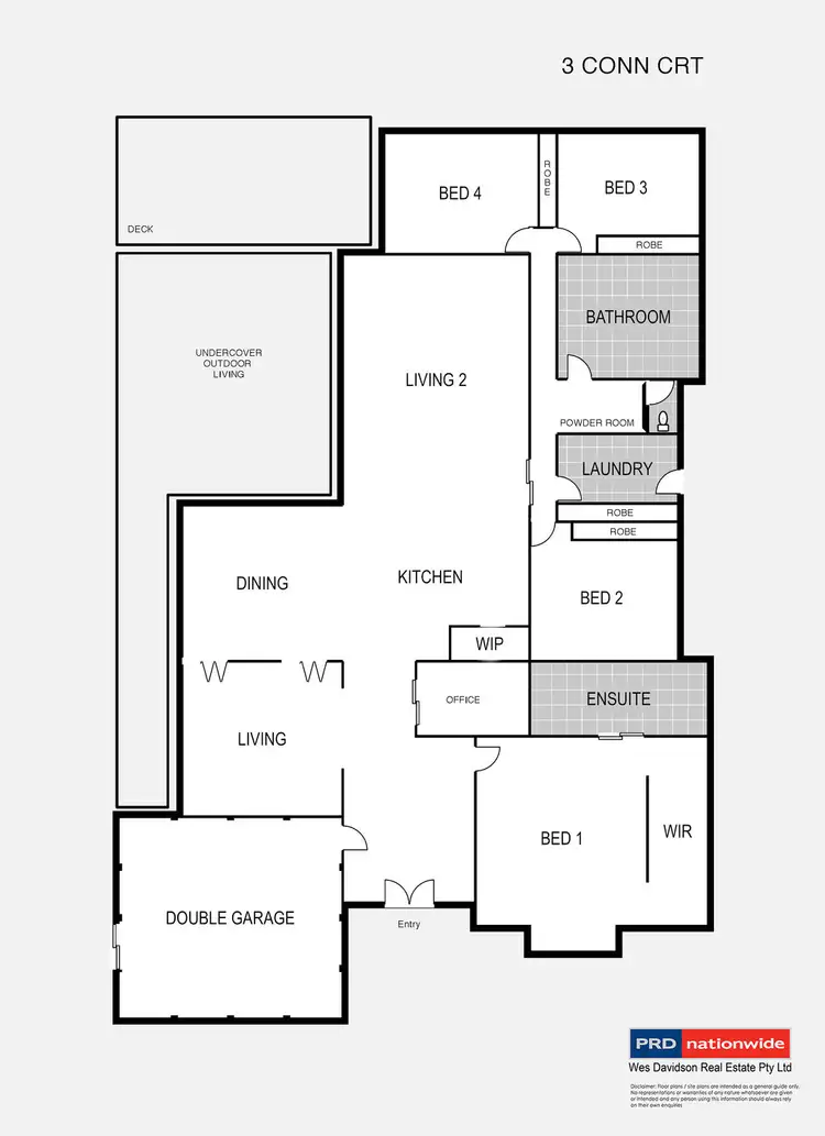 Floorplan of Homely house listing, 3 Conn Court, Horsham VIC 3400