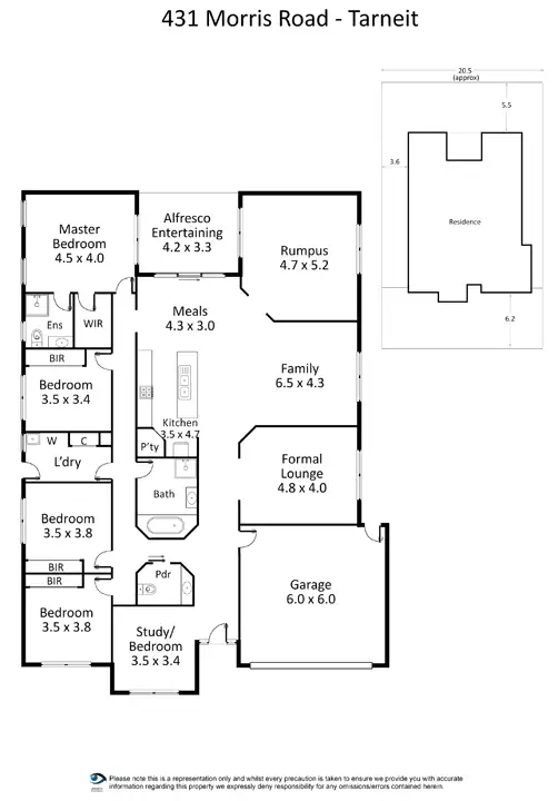 Floorplan of Homely house listing, 431 Morris Road, Tarneit VIC 3029