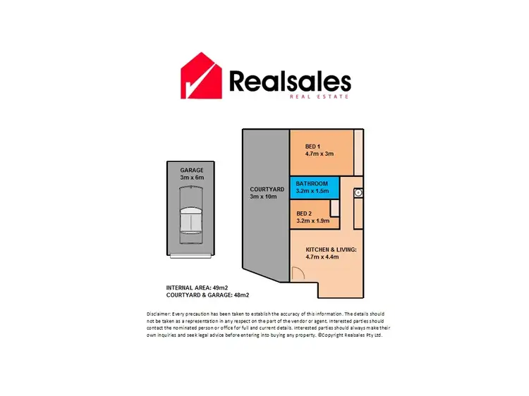 Floorplan of Homely unit listing, 1/12 Rowell Street, Zillmere QLD 4034