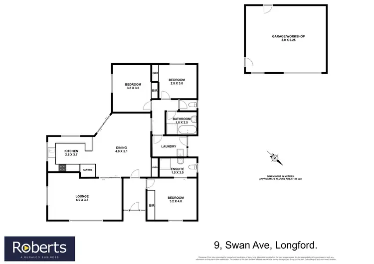 Floorplan of Homely house listing, 9 Swan Avenue, Longford TAS 7301