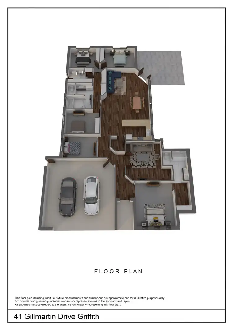 Floorplan of Homely house listing, 41 Gillmartin Drive, Griffith NSW 2680