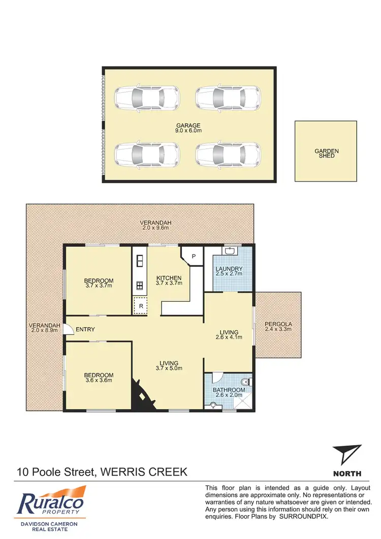 Floorplan of Homely house listing, 8 - 10 Poole Street, Werris Creek NSW 2341