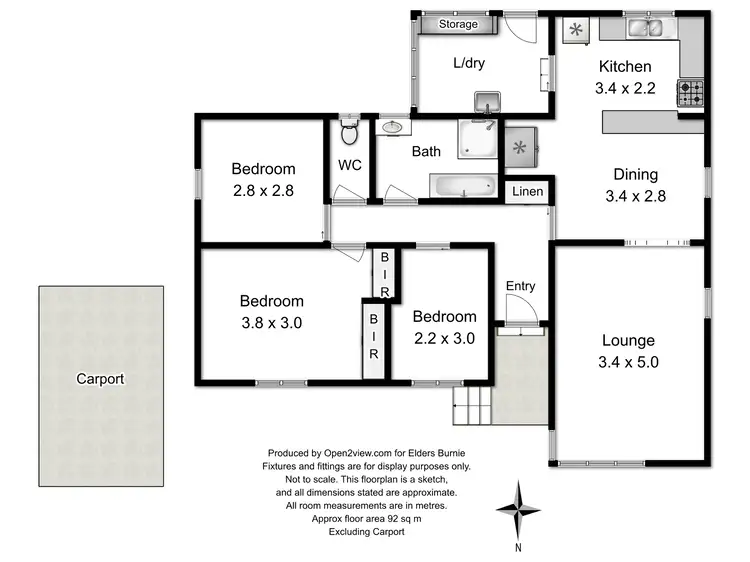 Floorplan of Homely house listing, 55 View Road, Montello TAS 7320