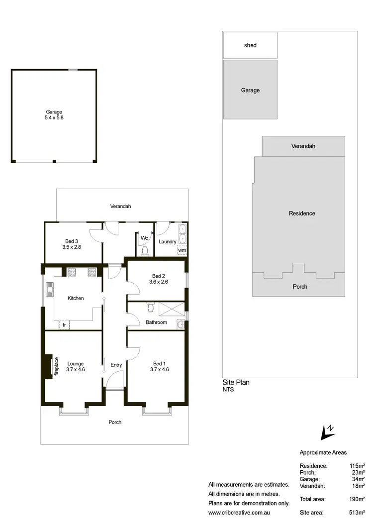 Floorplan of Homely house listing, 12 Robinson Street, Inglewood WA 6052