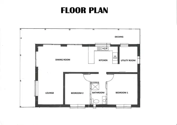 Floorplan of Homely house listing, 6 DOLPHIN CRESCENT, Vivonne Bay SA 5223
