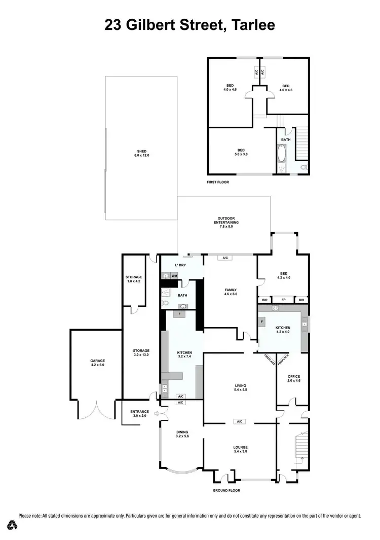 Floorplan of Homely house listing, 35-39 Gilbert Street, Tarlee SA 5411