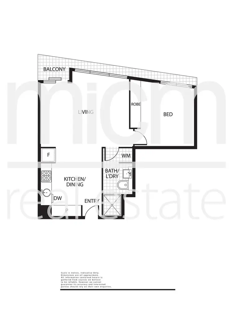 Floorplan of Homely apartment listing, 1200/8 Waterview Walk, Docklands VIC 3008