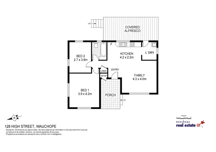 Floorplan of Homely house listing, 128 High Street, Wauchope NSW 2446