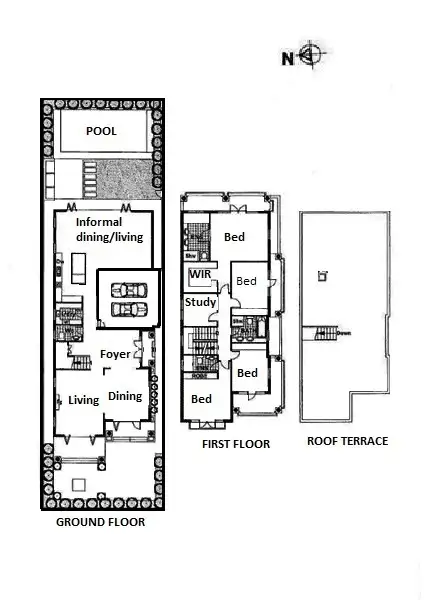 Floorplan of Homely house listing, 1A Lyons Street, Dover Heights NSW 2030