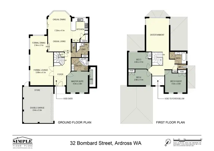 Floorplan of Homely house listing, 32 Bombard Street, Ardross WA 6153
