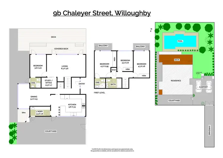 Floorplan of Homely house listing, 9B Chaleyer Street, Willoughby NSW 2068
