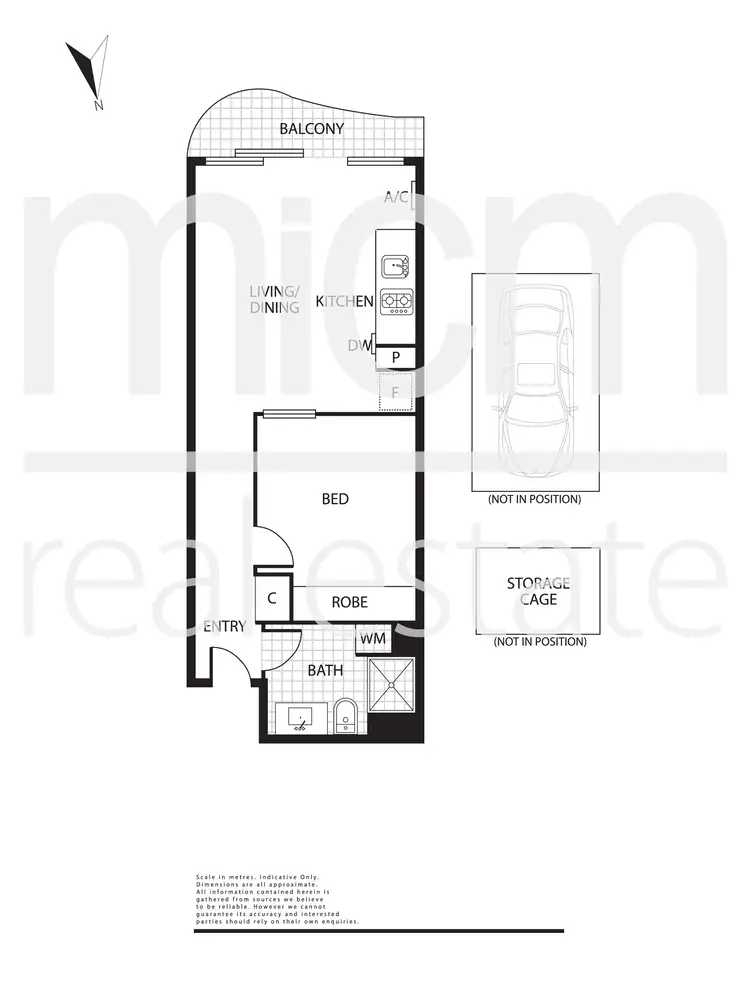 Floorplan of Homely apartment listing, 1319/182 Edward Street, Brunswick East VIC 3057