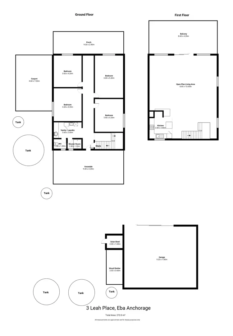 Floorplan of Homely house listing, 3 Leah Place, Eba Anchorage SA 5680