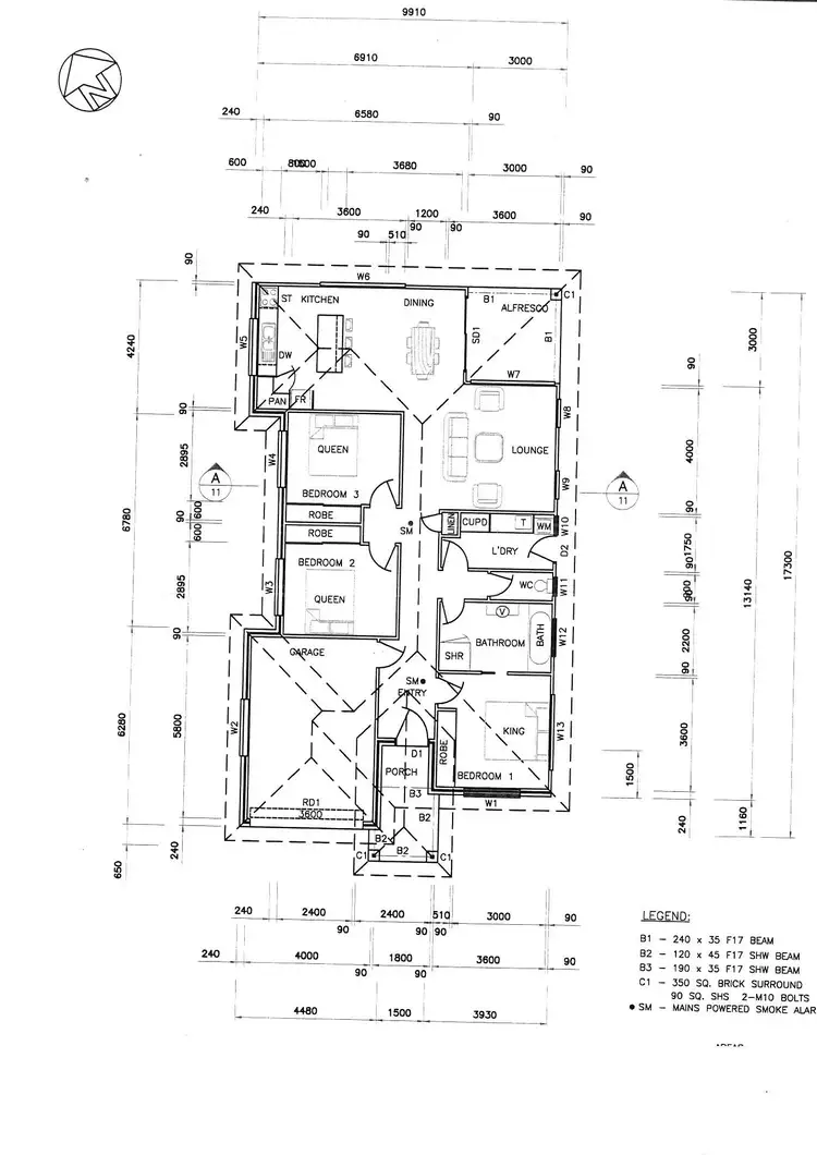 Floorplan of Homely unit listing, 2/105 Main Street, Ulverstone TAS 7315
