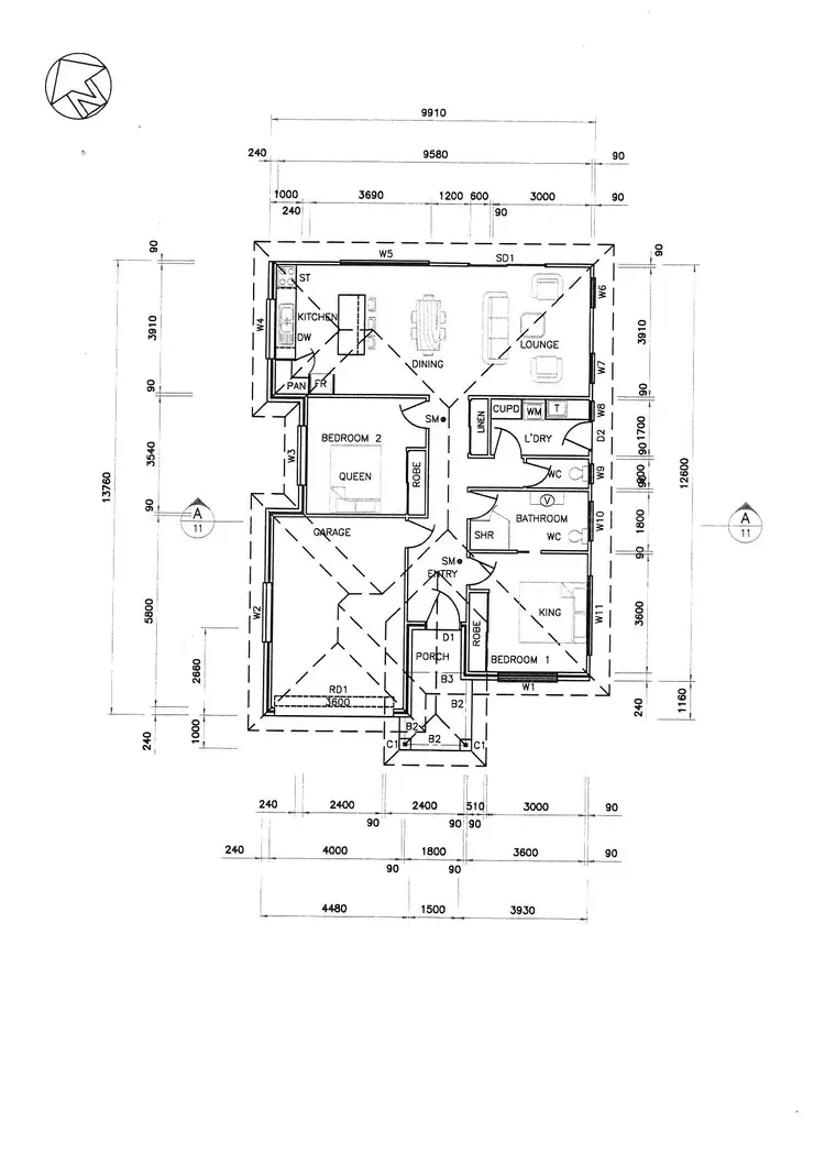 Floorplan of Homely unit listing, 4-105 Main Street, Ulverstone TAS 7315
