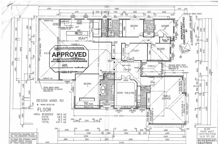Floorplan of Homely house listing, 131 Marina Blvd, Banksia Beach QLD 4507