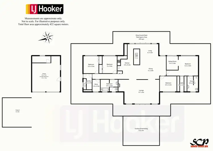 Floorplan of Homely house listing, 49 Windward Close, Tuross Head NSW 2537