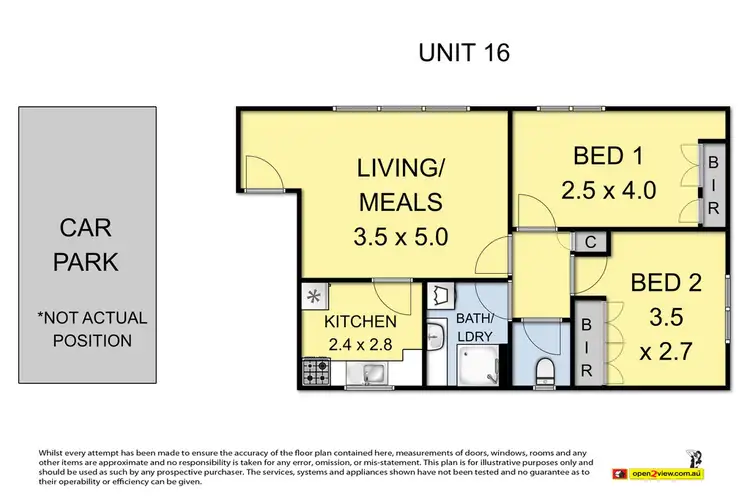Floorplan of Homely apartment listing, 16/117 Manningham Street, Parkville VIC 3052