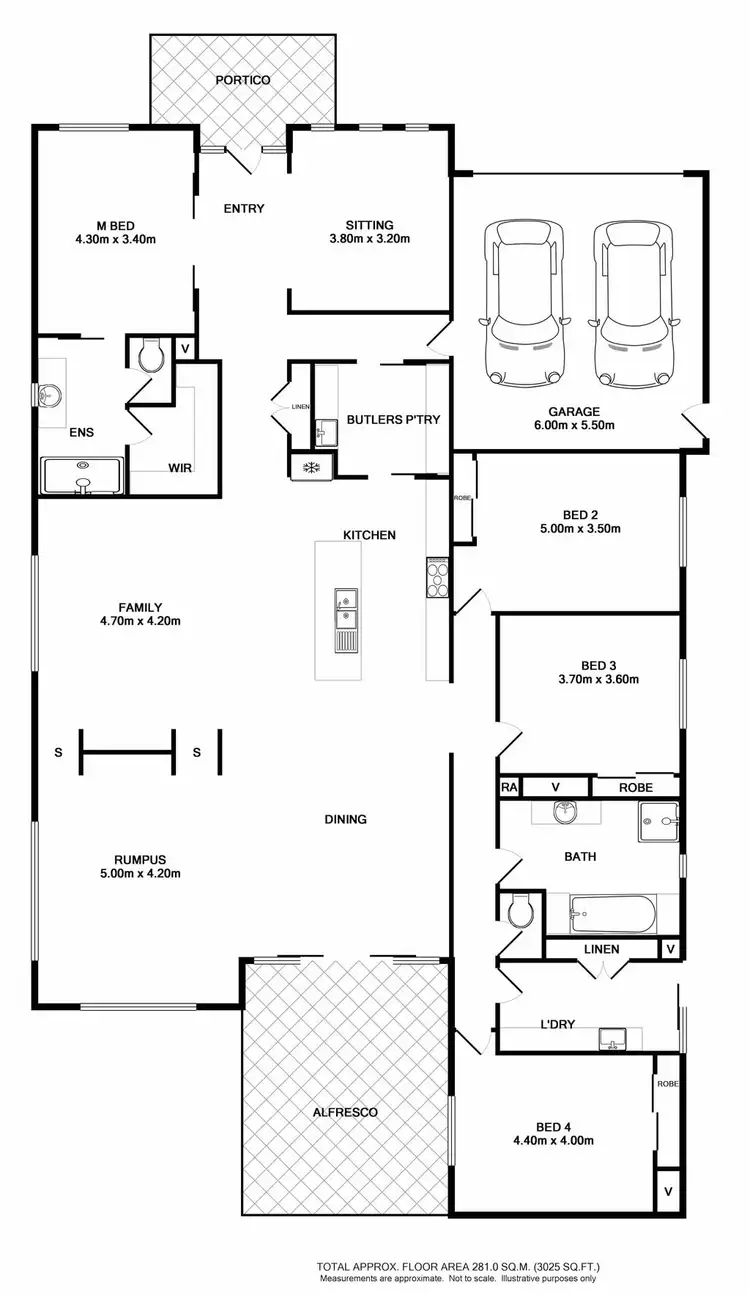 Floorplan of Homely house listing, 31 Brewer Drive, Wodonga VIC 3690