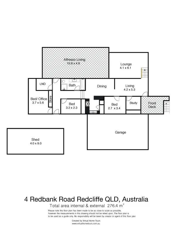 Floorplan of Homely house listing, 4 Redbank Road, Redcliffe QLD 4020