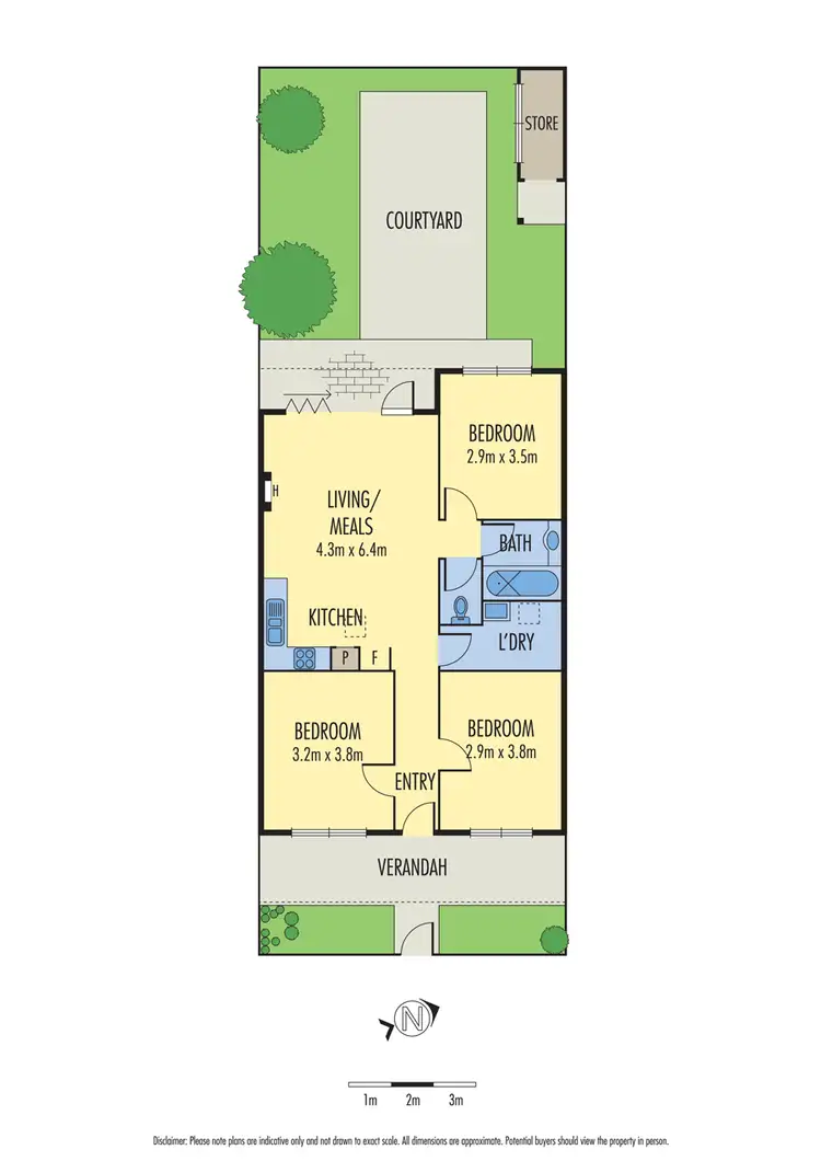 Floorplan of Homely house listing, 40 Moore Street, Footscray VIC 3011