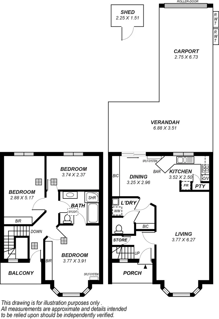 Floorplan of Homely house listing, 32 Hallett Boulevard, Allenby Gardens SA 5009
