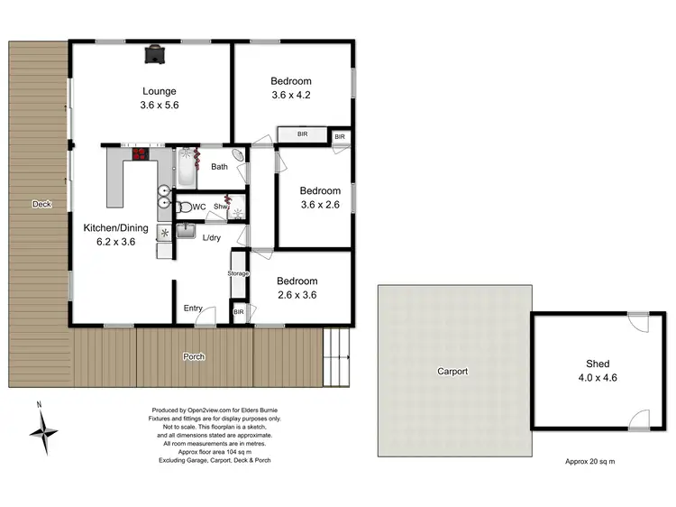Floorplan of Homely house listing, 31 Meredith Street, Strahan TAS 7468