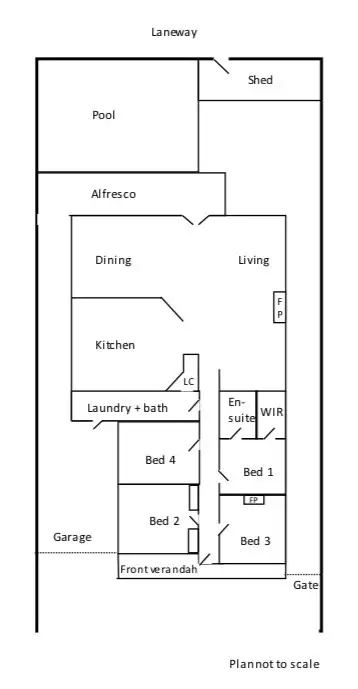 Floorplan of Homely house listing, 33 Fifth Avenue, Mount Lawley WA 6050