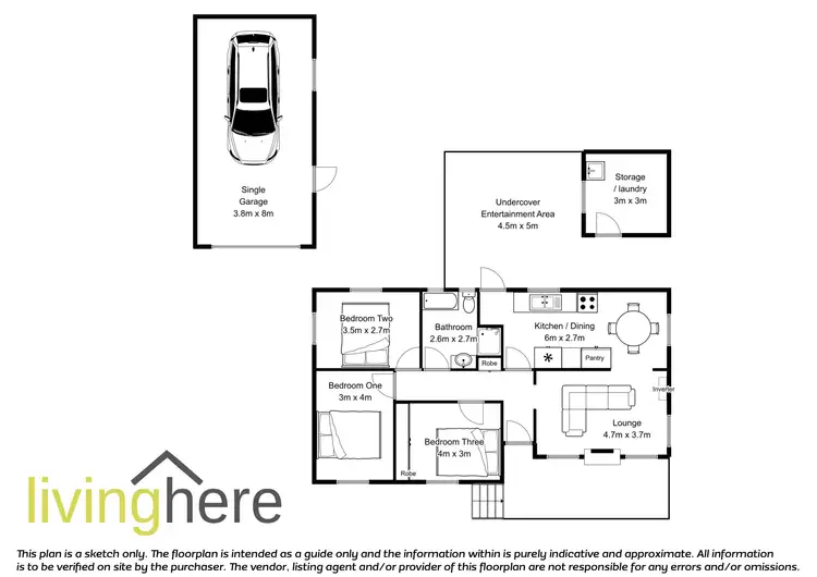 Floorplan of Homely house listing, 45 Parua Road, Newnham TAS 7248