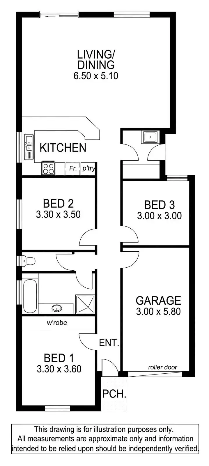 Floorplan of Homely house listing, 8/1 Island Way, Seaford SA 5169