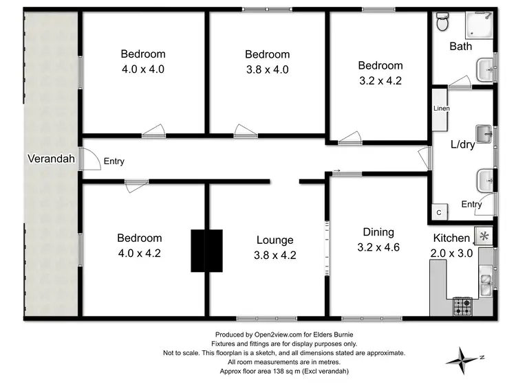 Floorplan of Homely house listing, 4 Harvey Street, Strahan TAS 7468