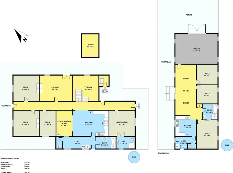 Floorplan of Homely house listing, 364 Thiele Highway, Roseworthy SA 5371