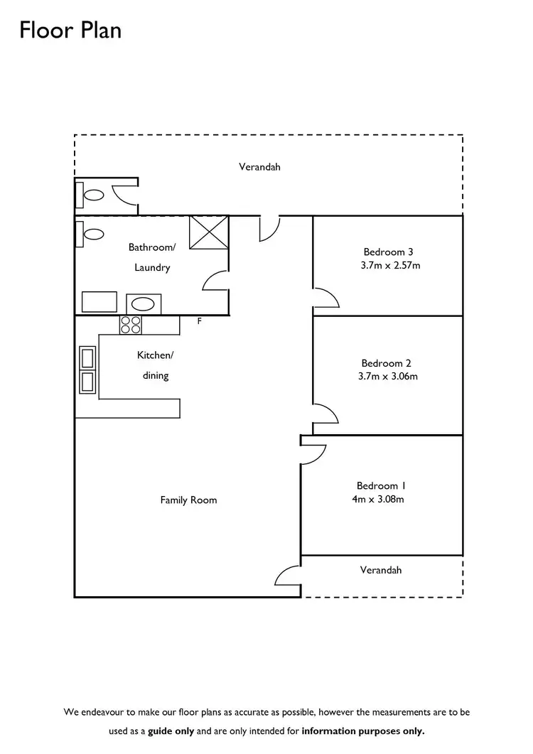 Floorplan of Homely house listing, 3 Freeling Street, Naracoorte SA 5271