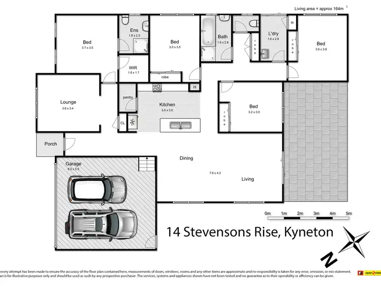 Floorplan of Homely house listing, 14 Stevensons Rise, Kyneton VIC 3444