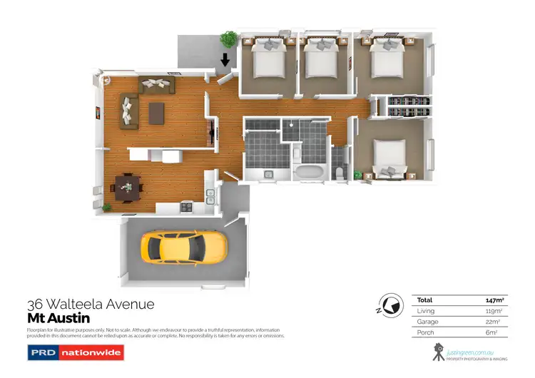 Floorplan of Homely house listing, 36 Walteela Avenue, Mount Austin NSW 2650