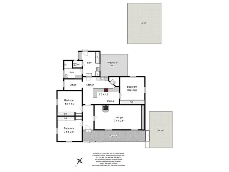 Floorplan of Homely house listing, 103 West Park Grove, Park Grove TAS 7320