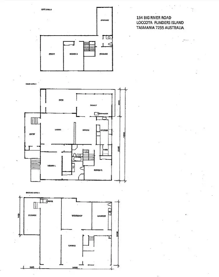 Floorplan of Homely house listing, 154 Big River Road, Loccota TAS 7255