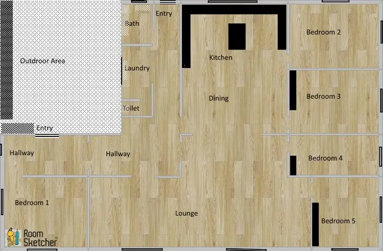 Floorplan of Homely rural property listing, 11376 Newell Highway, Narrabri NSW 2390
